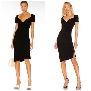 Norma Kamali Sweetheart side drape Dress